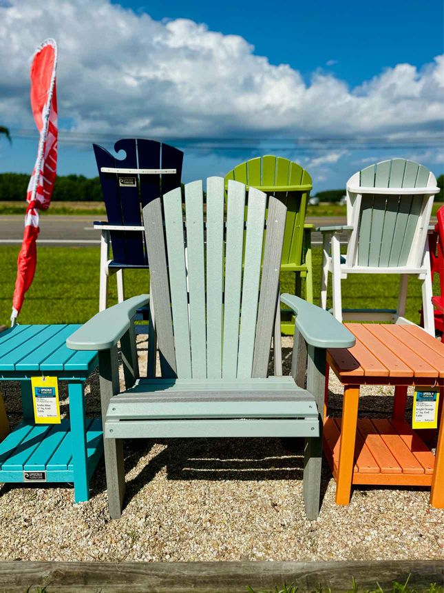 Adirondack GS Chair- Mint & Driftwood