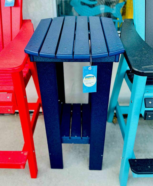 36" High Oval End Table