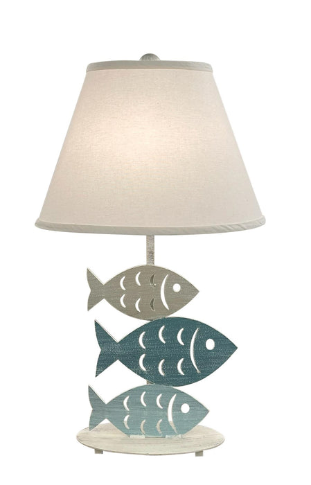 3 Fish Table Lamp- Tide