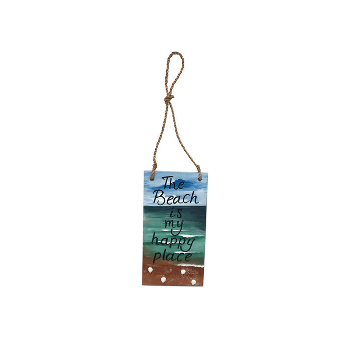 The Beach is My Happy Place Wall Plaque