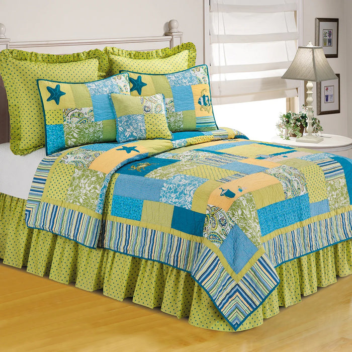 Beach Bum Quilt Set- Twin