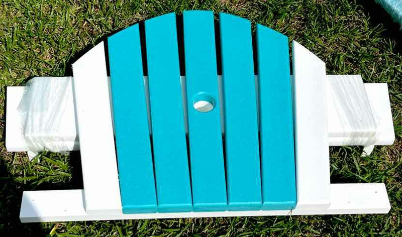 Big Kahuna Attachment Table- Aruba Blue & White