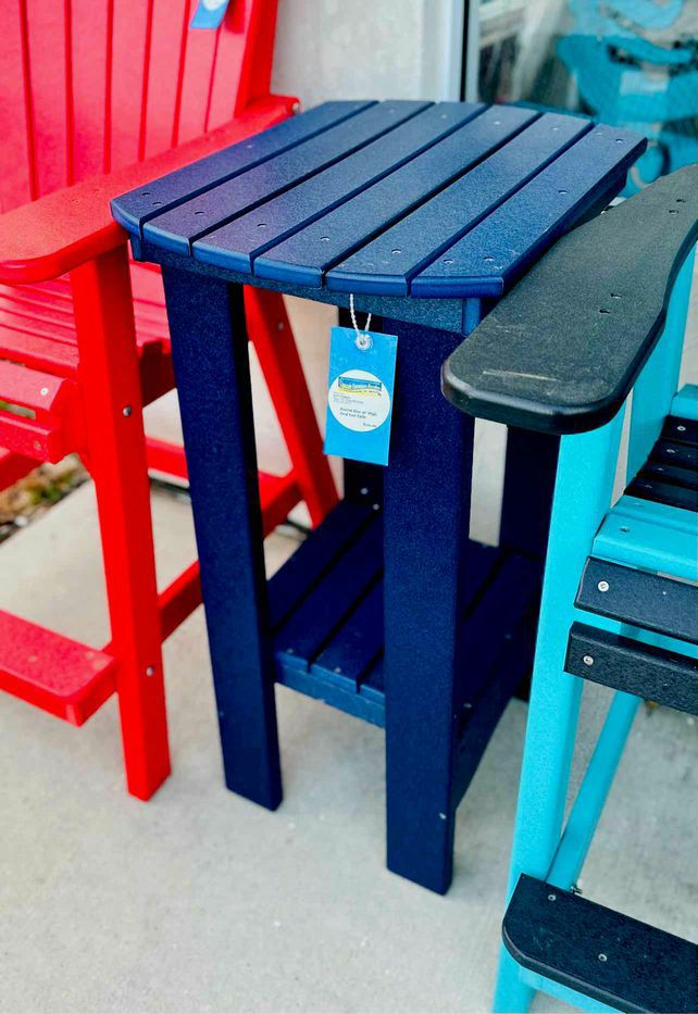 36" High Oval End Table