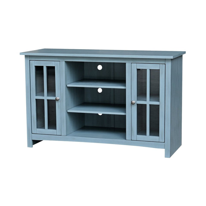 Open TV Stand- Ocean Blue