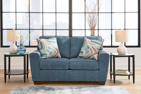 Cashton Loveseat- Blue