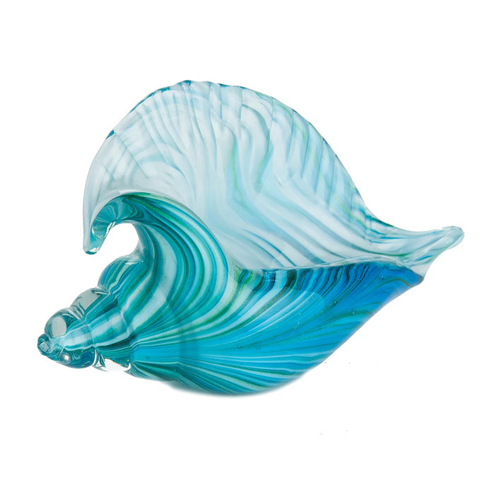 Conch Shell Figurine- Teal