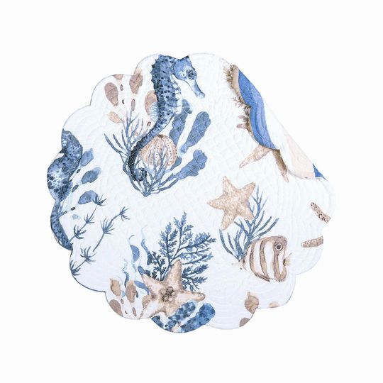 Reversible Placemat- Seahorse Sands