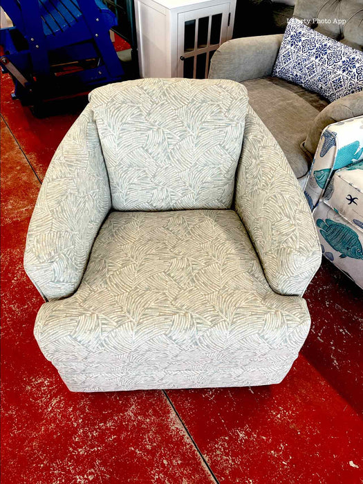 Swivel Barrel Chair- Wish Teal