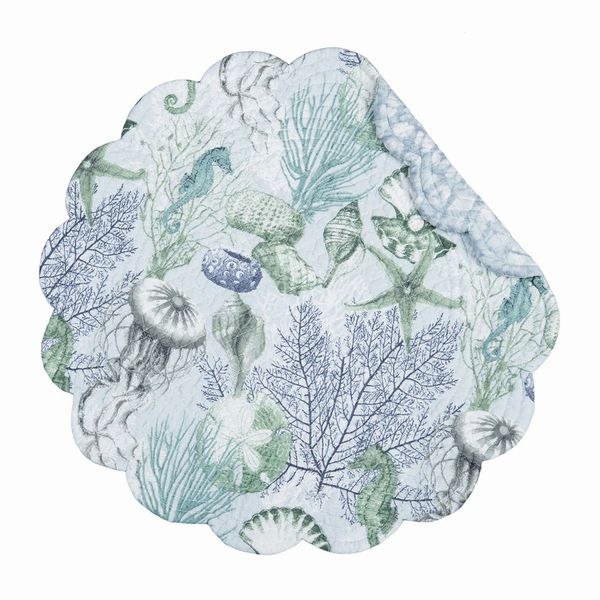 Reversible Placemat- Shoreline Waters