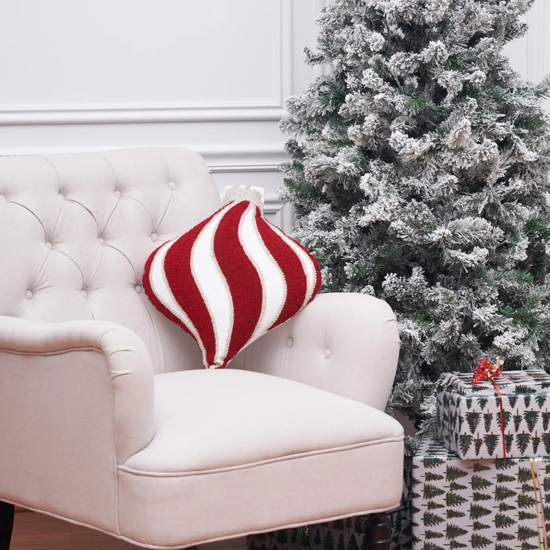 Red Ornament Pillow