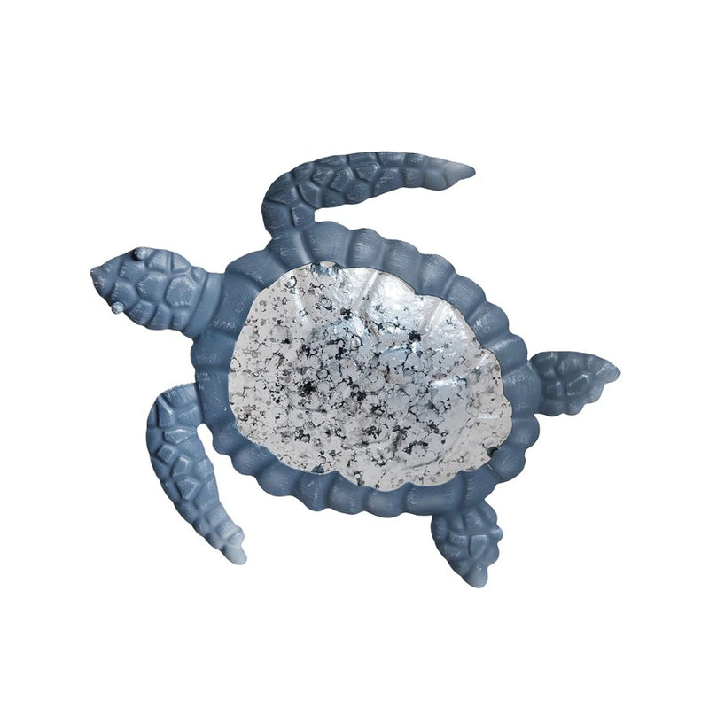 Glass Sea Turtle Wall Decor