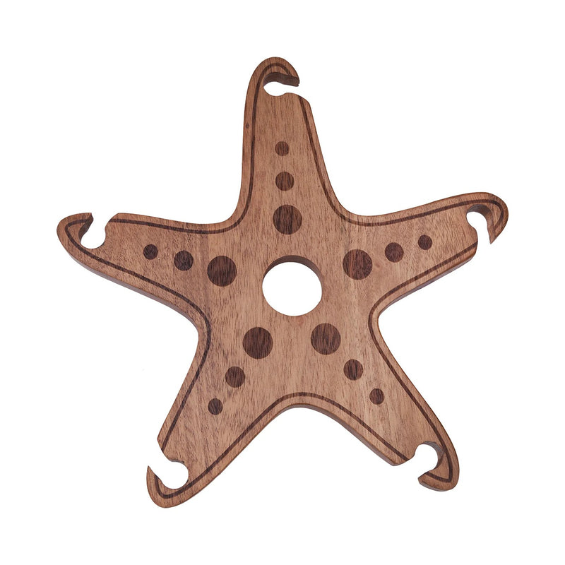 Sea Star Wine Bottle & Glass Holder