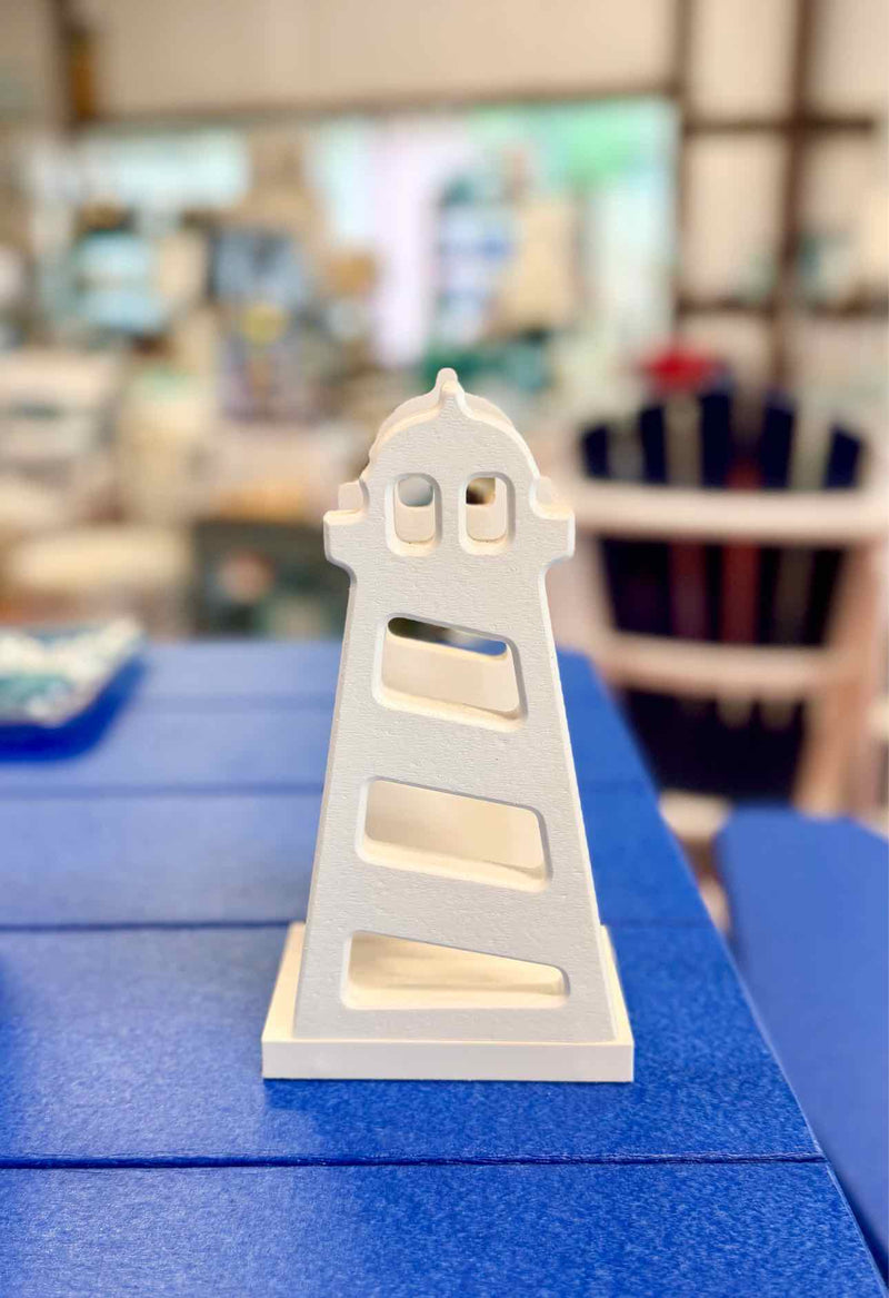Lighthouse Napkin Holder- White