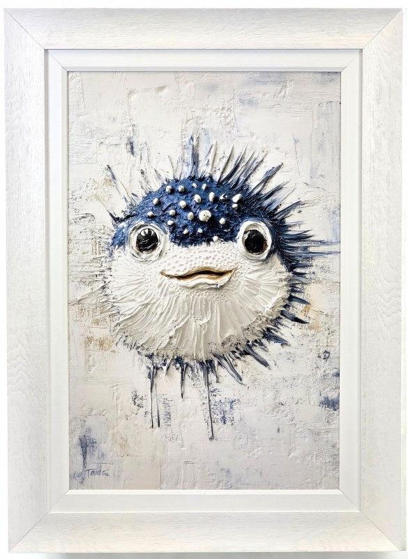 16" x 34" Framed Wall Art- Puff!