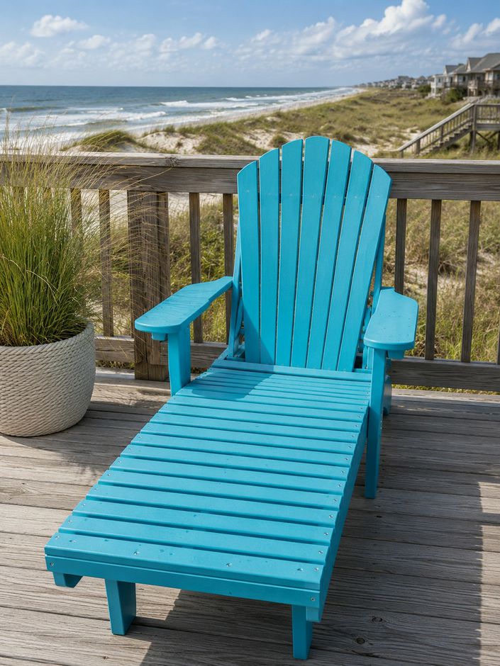 Chaise Lounger- Aruba Blue