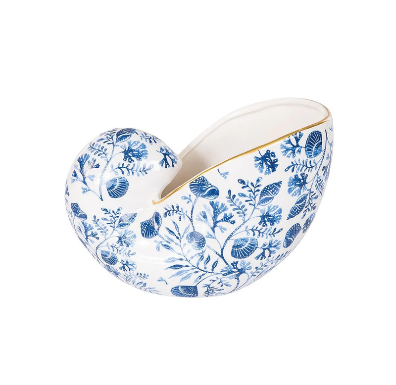 Chinoiserie Nautilus Shell Container