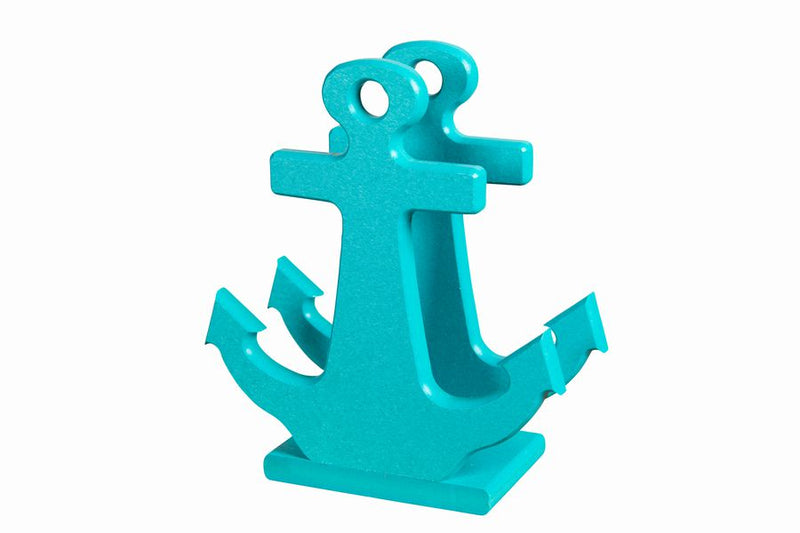 Anchor Napkin Holder- Aruba Blue
