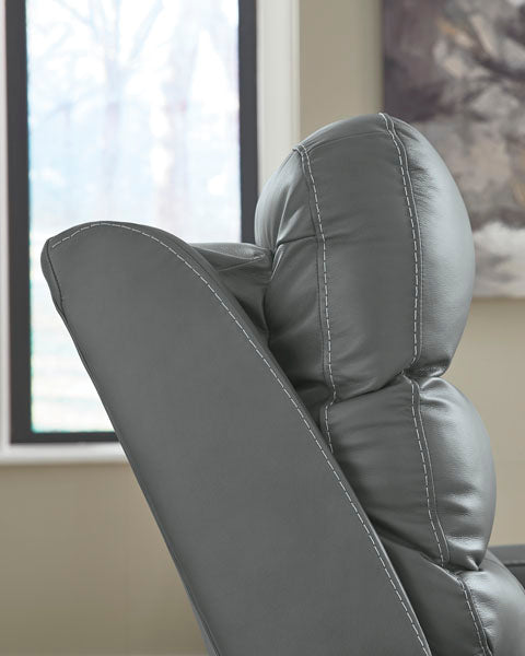 Pennacle Pier Power Recliner w/ Adjustable Headrest- Tideon