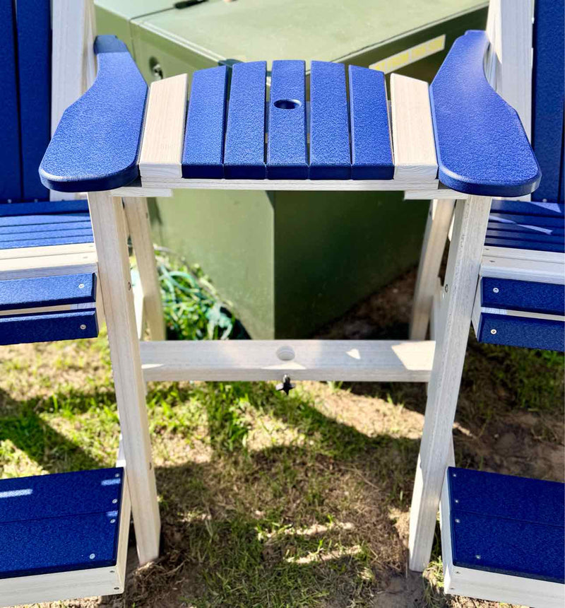 Big Kahuna Attachment Table- Patriot Blue & Seashell