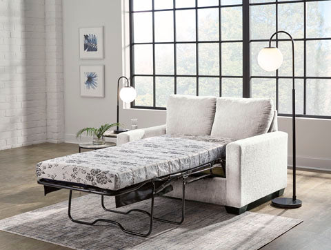 Rannis Twin Sofa Sleeper- Snow