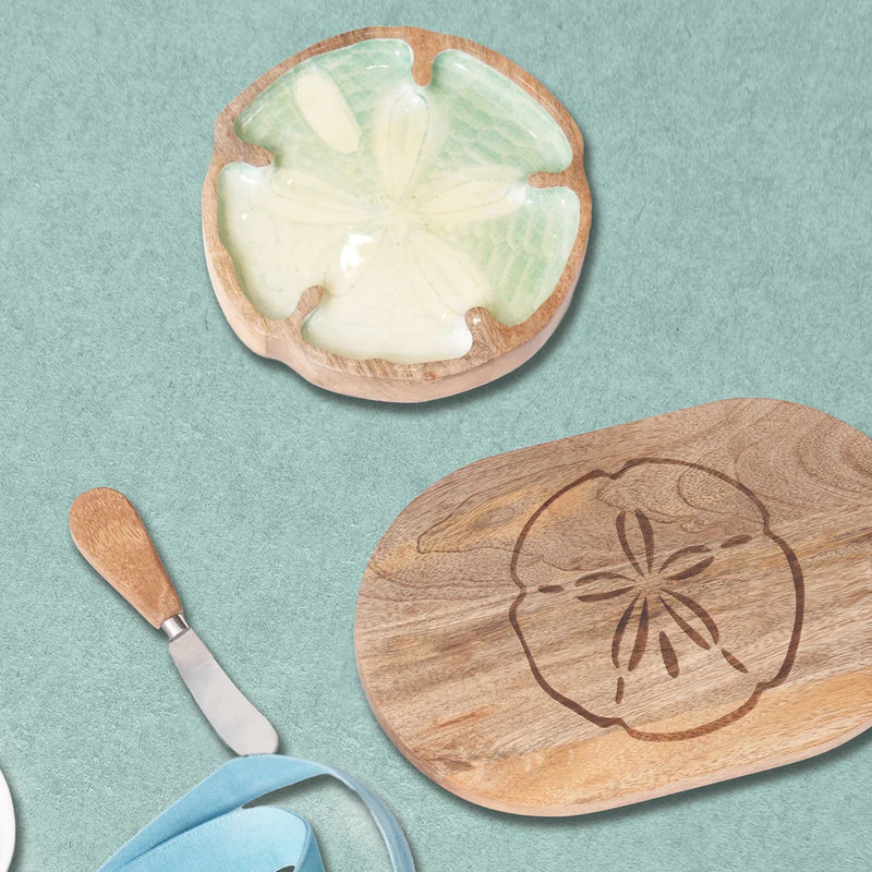 Sand Dollar Enamel Platter