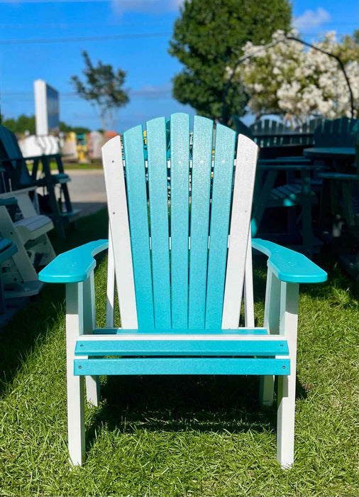 Adirondack GS Chair- Aruba Blue & White