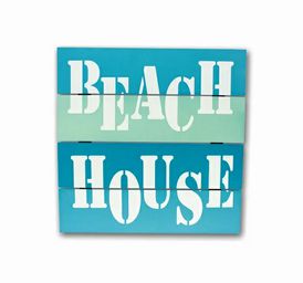 Beach House Wall Plaque