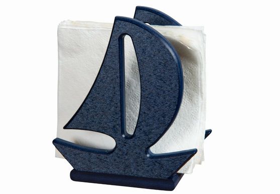 Sailboat Napkin Holder- Patriot Blue