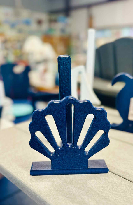 Shell Front Paper Towel Holder- Patriot Blue