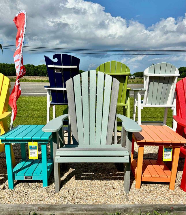 Adirondack GS Chair- Mint & Driftwood