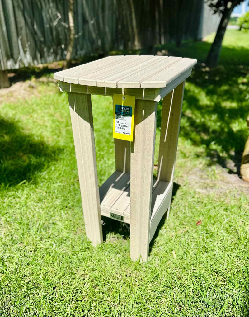 36" High Oval End Table