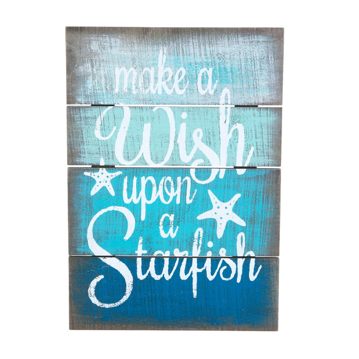 Wish Upon a Sea Star Wall Plaque