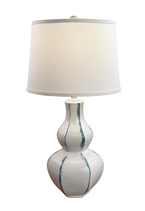 6-Sided Teardrop Table Lamp- Slate