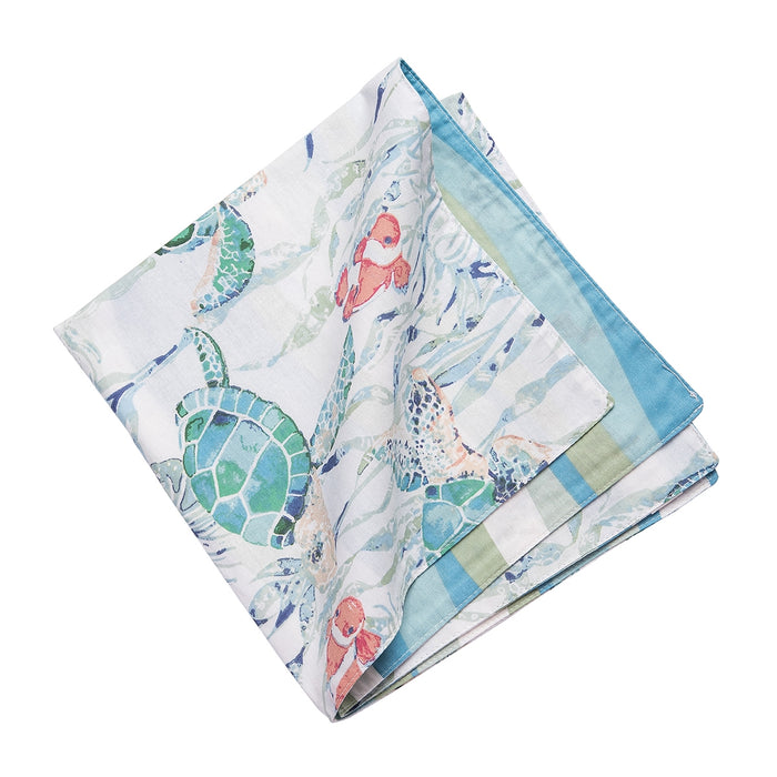 Reversible Napkin- Sea Turtle Cove