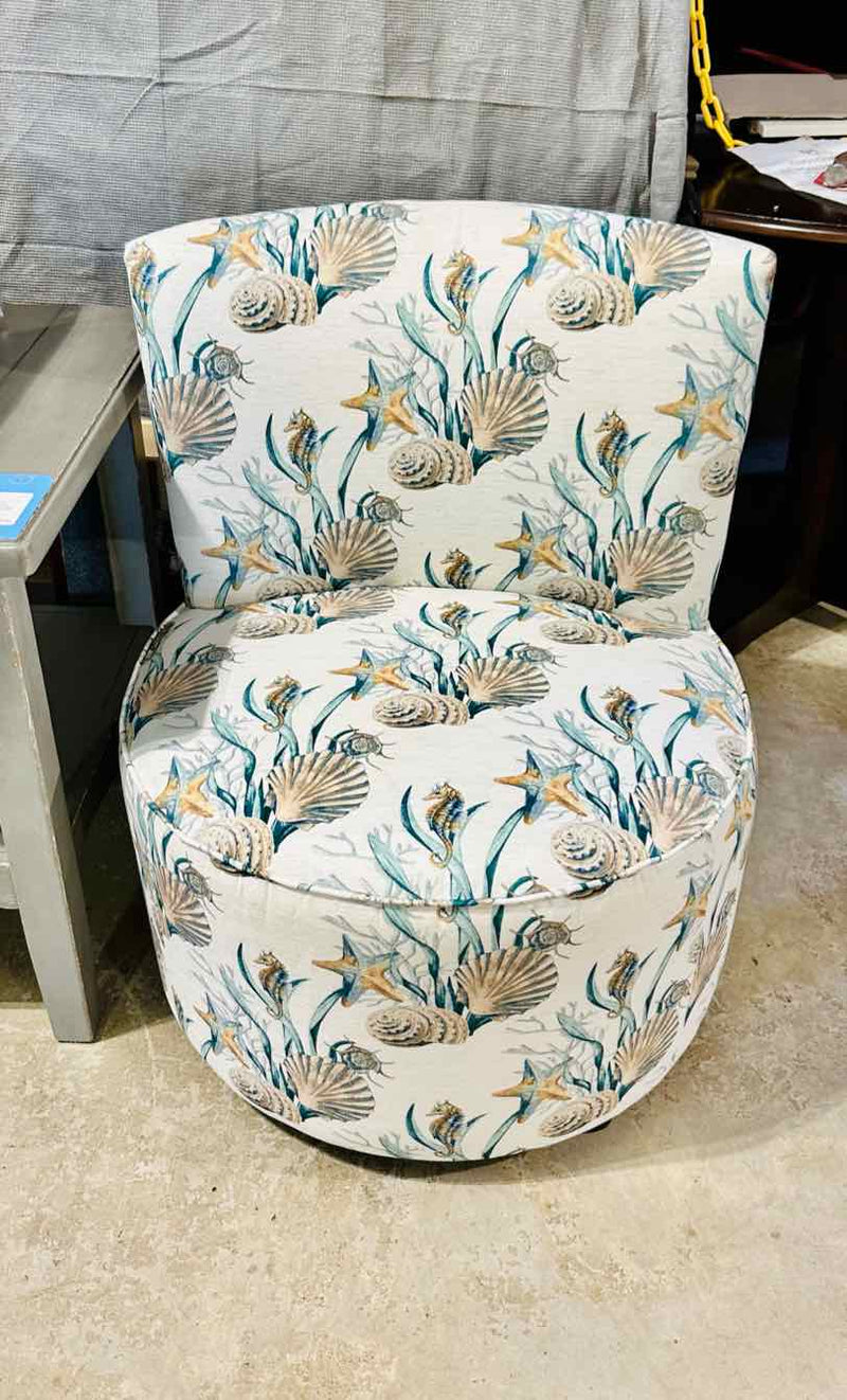 Armless Barrel Chair- Horace Spa