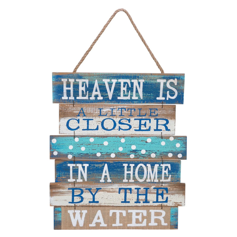 Heaven is Closer at the Beach Wall Sign