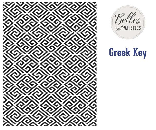 Mylar Stencils- Greek Key