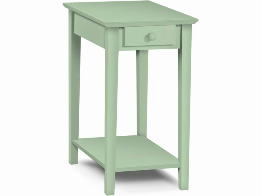 Narrow End Table- Sea Mist