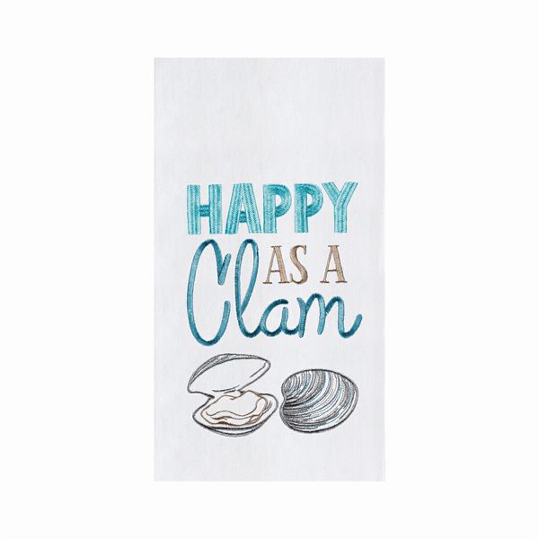 Kitchen Towel- Happy as a Clam
