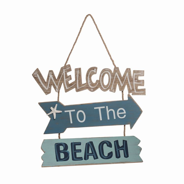 Welcome to the Beach Arrow Plaque