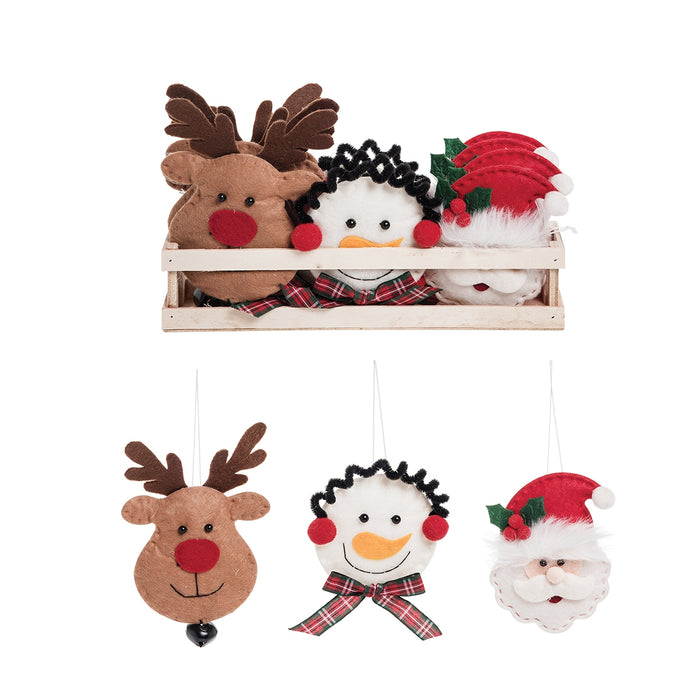 Holiday Trio Ornaments- Assortment