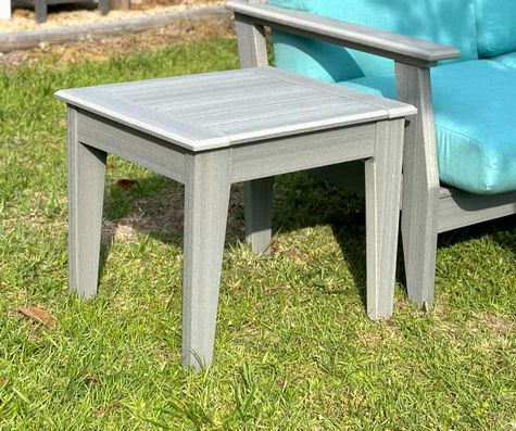 Leisure Living II Series End Table- Driftwood