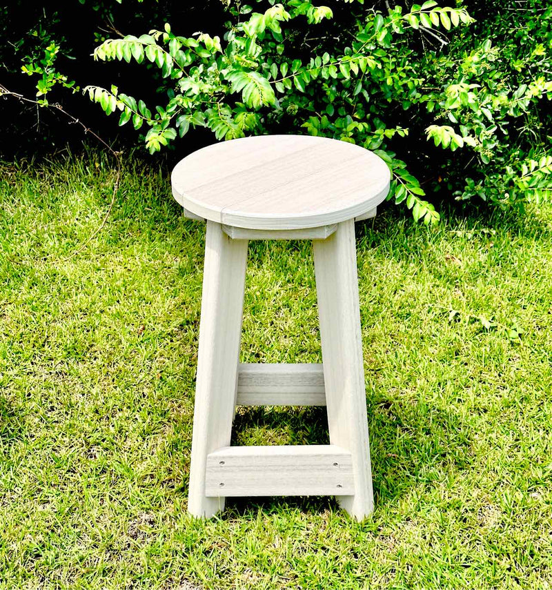 14" Round Counter Stool- Pale Aspen