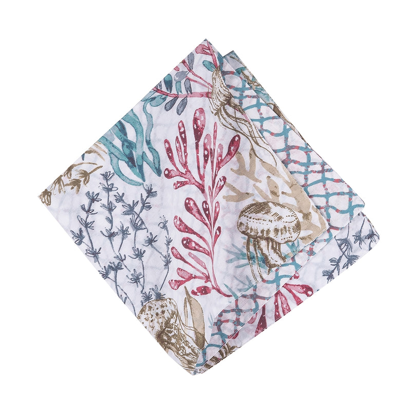 Reversible Napkin- Delphina Reef