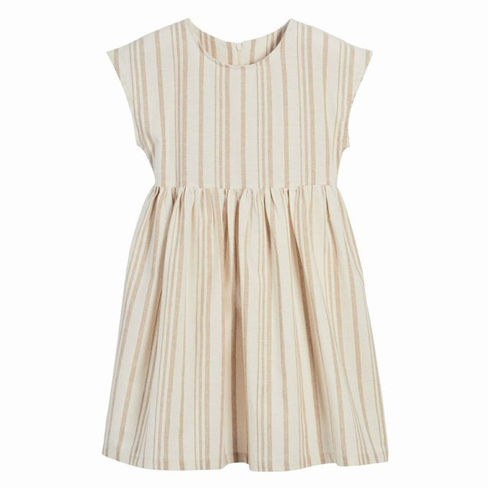 Sea Stripe Dress Neutral- Child's XL