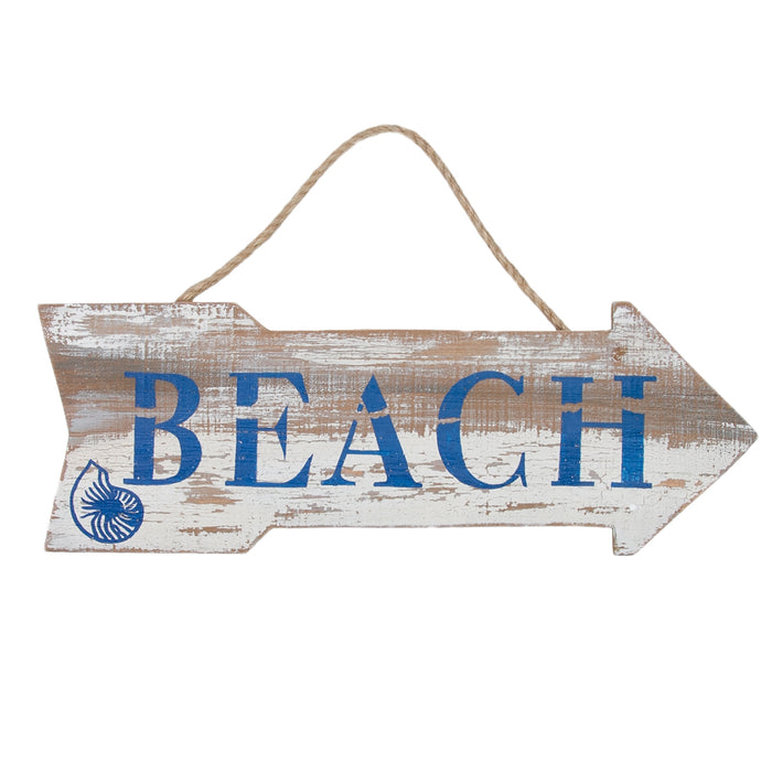 Beach Arrow Plaque