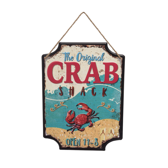 Original Crab Shack Metal Sign