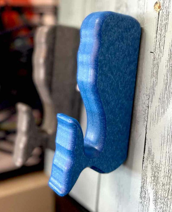 Whale Wall Hook- Burns Blue