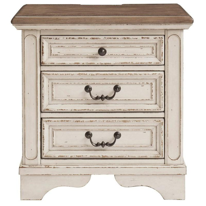 Realyn Three-Drawer Nightstand