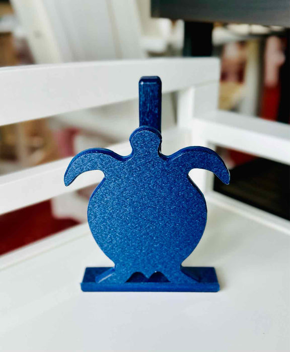 Turtle Front Paper Towel Holder- Patriot Blue